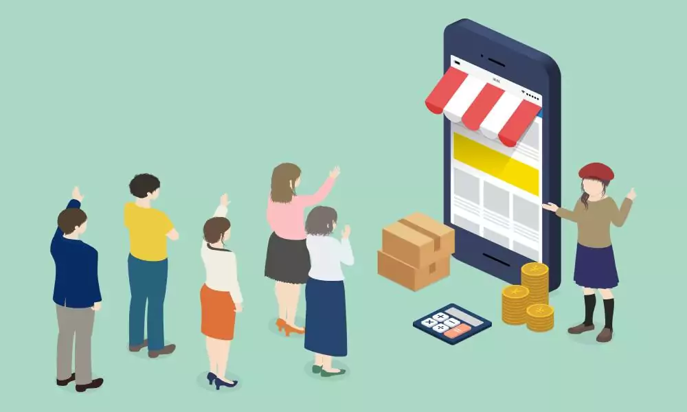 ecommerce site in mobile
