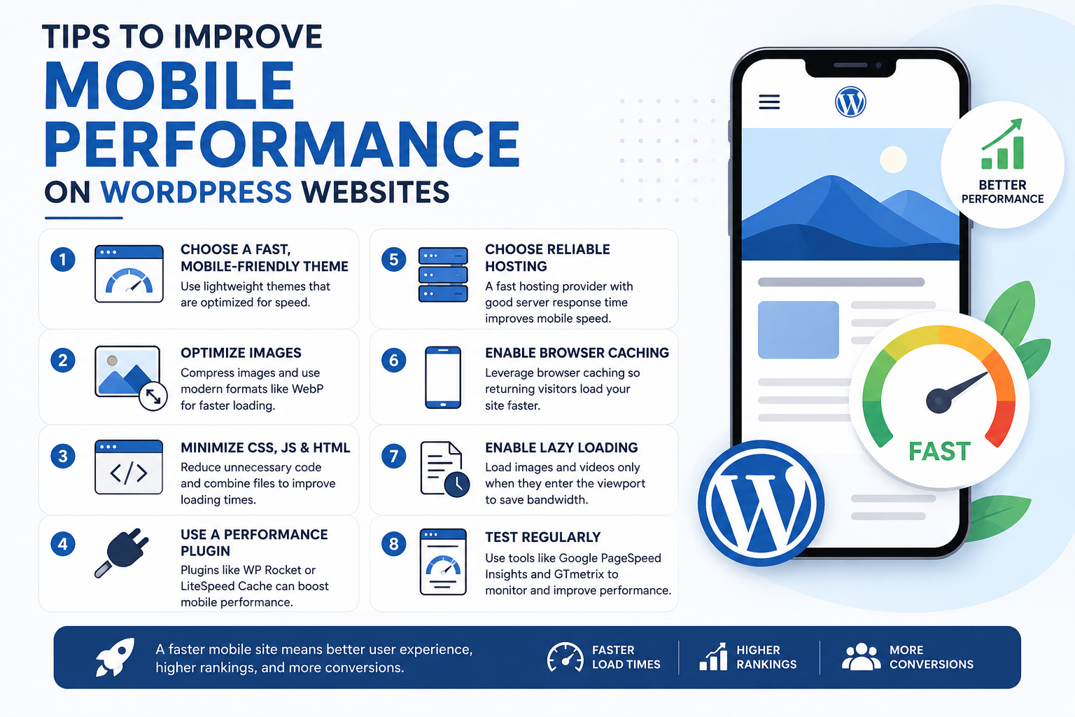tips to improve mobile performance on wordpress websites