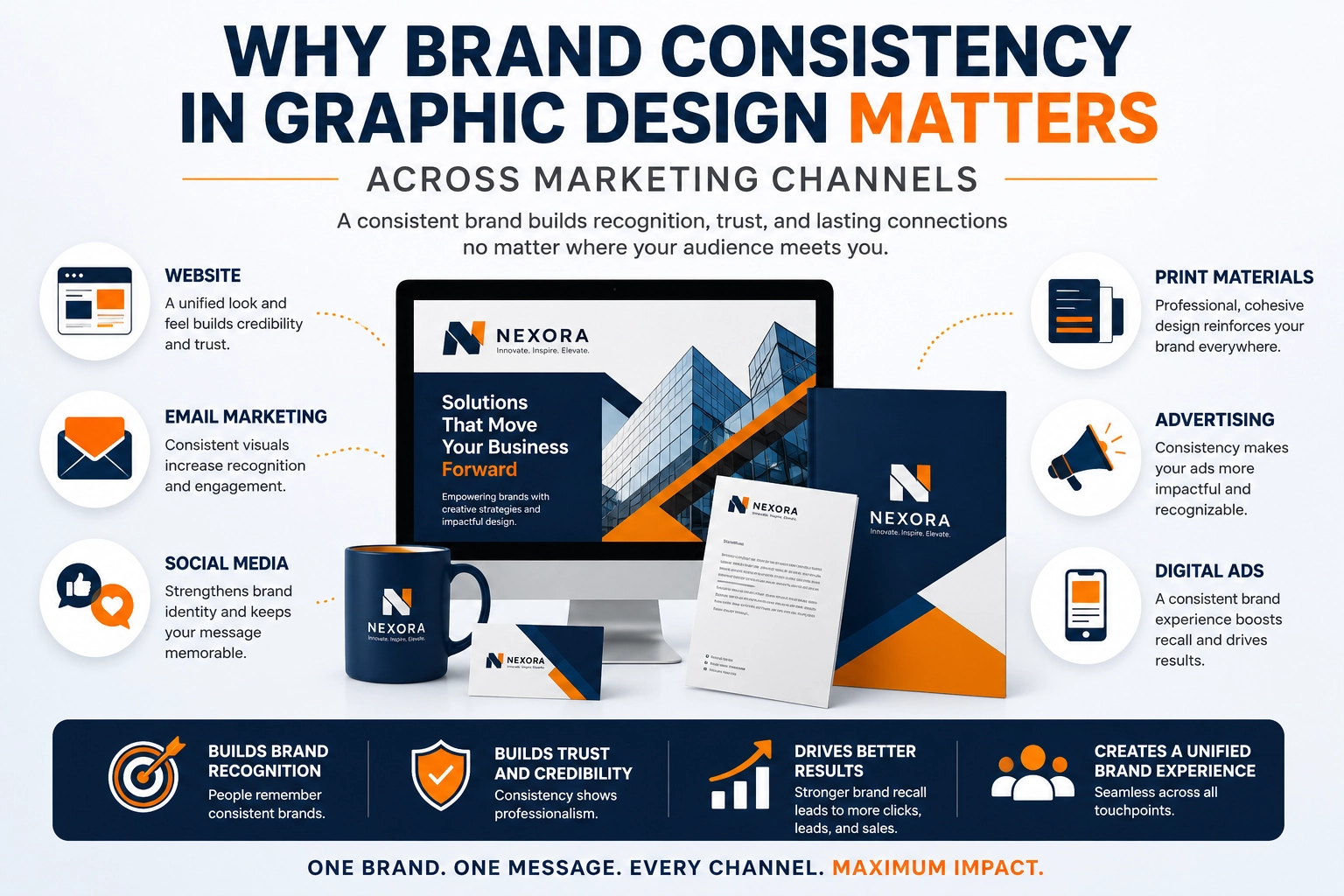 Why Brand Consistency in Graphic Design Matters Across Marketing Channels